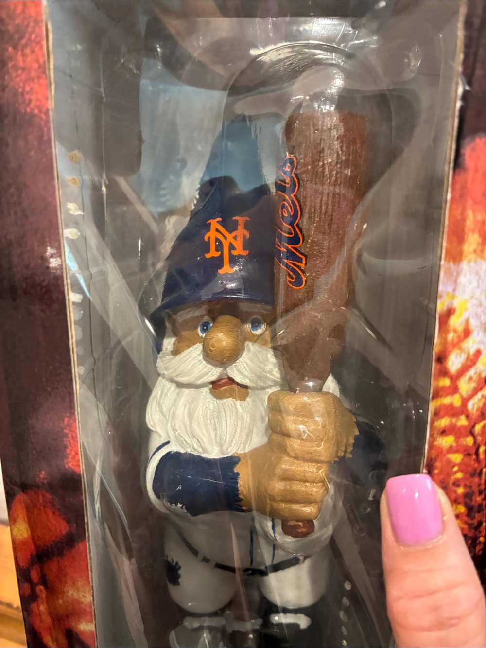 MLB New York Mets Action Gnome - Blue and Orange